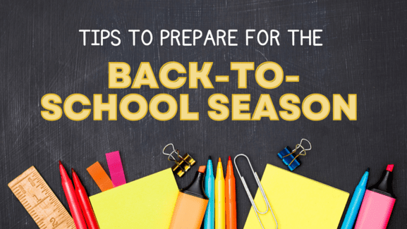 Back to School Tips Blog